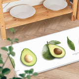 Avocado design home kitchen foot mat for anti-fatigue waterproof