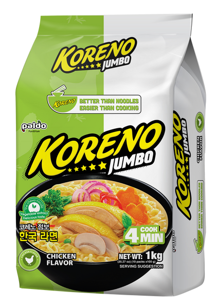 Paldo Koreno Chicken Noodle Soup, 100g, 24 Pack – kproduct4us