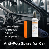 VIEW OK Anti-Fog Spray for Car Interior Glass 3.38 Fl. Oz