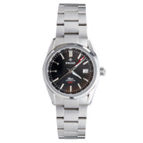 DWARD GMT Rover Automatic Watch with Dual Time Zone Function – Sapphire Crystal, 316L Stainless Steel (Black Granite)