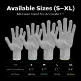 Grey Glass Fiber Liner Glove (4 sizes), 5ea