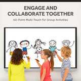 Interactive Flat Panel Display Hybrid 5000 (65", 75", 86"-3 Sizes)