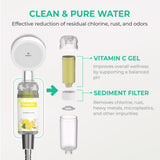 Ionpolis External Vitamin C Shower Filter for pH Neutralization with High Concentration Vitamin C Gel