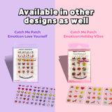 CATCH ME PATCH Emoticon Love Yourself – Hydrocolloid Spot Cover Patches with Cute Emoticon Designs, Waterproof & Ultra-Thin, 72 Count