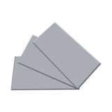 VER-Q Metal Tile Glossy White (50 sheets) (Glossy White,Light Gray 2 colors)