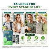 MEMORYTURN Ginkgo Biloba & Lion's Mane Mushroom Dietary Supplement, Memory & Circulation Support, Vitamin B Complex, Probiotics, 60-Day Supply