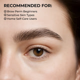 ORG Brow Lift Perm (1st Agent, 2nd Agent: 1g each - 10 Sets) - Non-drip, low-irritation, odor-reducing formula for safe brow lifting