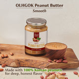 OLHGOK 100% Korean Peanut Butter Smooth – Net Wt. 7 oz (200g)