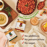 OLHGOK 100% Korean Peanut Butter Smooth – Net Wt. 7 oz (200g)