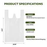 RETARCH Disposable White Bag L, 100 pieces