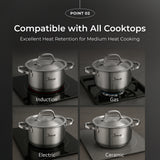 SHINE 3PLY Stainless steel Saucepot (3 types)
