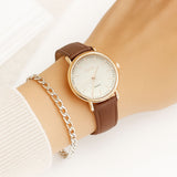 SIARGO SG-002 SWB Caper Collection 28mm Women’s Quartz Watch with Italian Leather Strap - 4 Colors