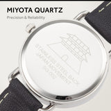 SIARGO SG-002 SWB Caper Collection 28mm Women’s Quartz Watch with Italian Leather Strap - 4 Colors