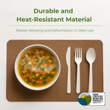 Eco-friendly disposable dishware cutlery set (spoon, fork, knife)